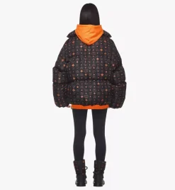 Monogram Print Puffer Jacket In Regenerated Nylon