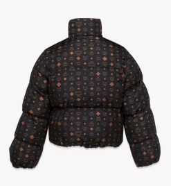 Monogram Print Puffer Jacket In Regenerated Nylon