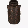 Monogram Print Puffer Vest In Regenerated Nylon