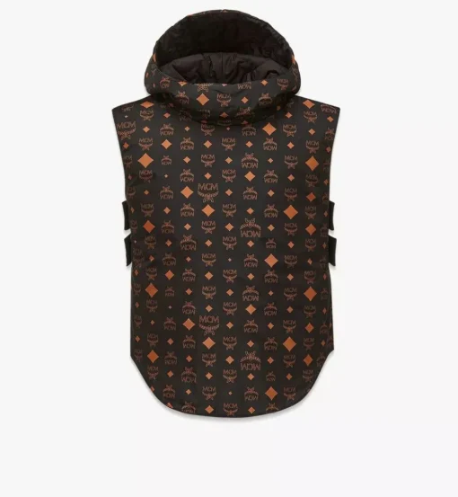 Monogram Print Puffer Vest In Regenerated Nylon