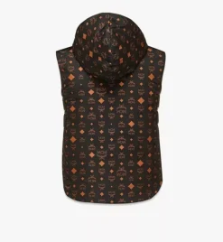 Monogram Print Puffer Vest In Regenerated Nylon