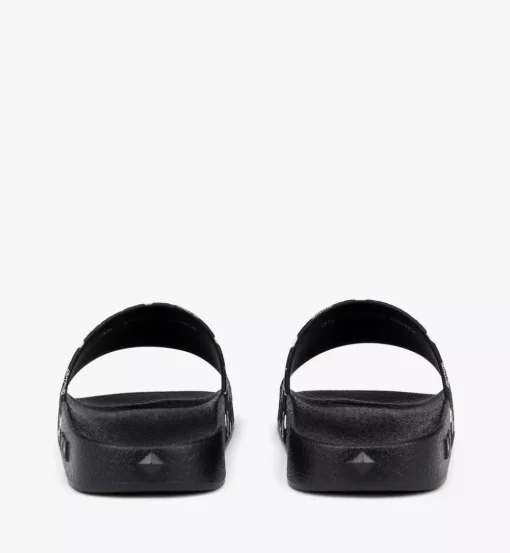 Monogram Print Rubber Slides