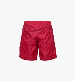 Monogram Print Swim Trunks