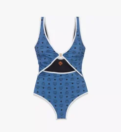 Monogram Print Swimsuit