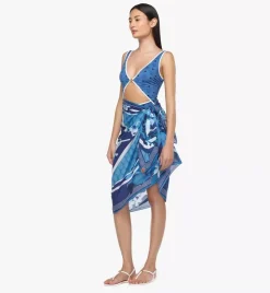 Monogram Print Swimsuit