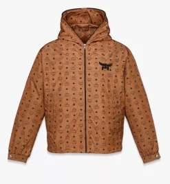 Monogram Print Windbreaker In Recycled Nylon