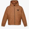 Monogram Print Windbreaker In Recycled Nylon
