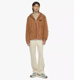 Monogram Print Windbreaker In Recycled Nylon