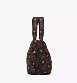 Munchen Quilted Tote In Maxi Monogram Nylon
