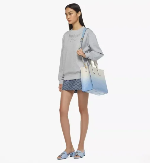 Munchen Tote In Gradation Monogram Leather