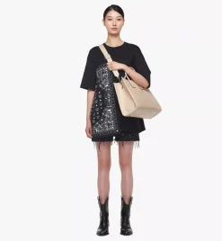 Munchen Tote In Maxi Monogram Leather