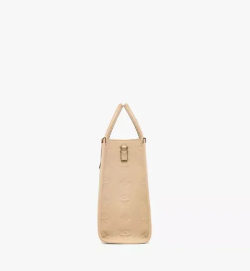 Munchen Tote In Maxi Monogram Leather