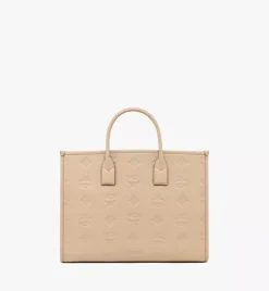 Munchen Tote In Maxi Monogram Leather