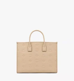 Munchen Tote In Maxi Monogram Leather