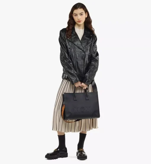 Munchen Tote In Spanish Calf Leather