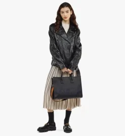 Munchen Tote In Spanish Calf Leather