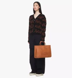 Munchen Tote In Spanish Calf Leather
