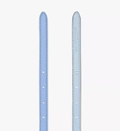 Reversible Diamond Buckle Belt In Nappa Leather