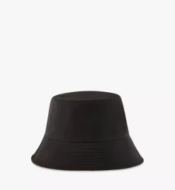 Reversible Monogram Print Cotton Bucket Hat