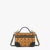 Rockstar Vanity Case In Gold Studded Visetos