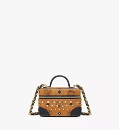 Rockstar Vanity Case In Gold Studded Visetos