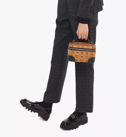 Rockstar Vanity Case In Gold Studded Visetos