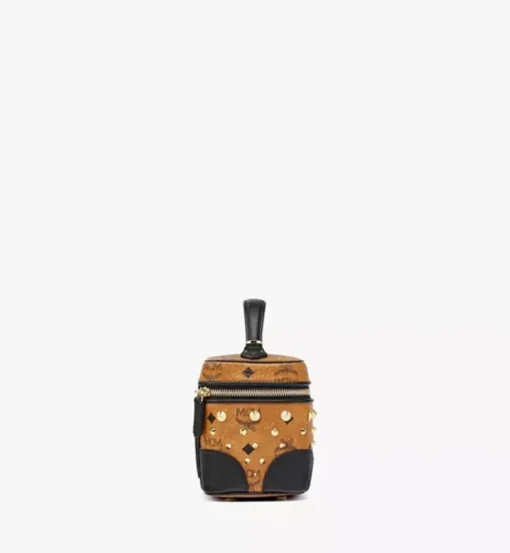 Rockstar Vanity Case In Gold Studded Visetos