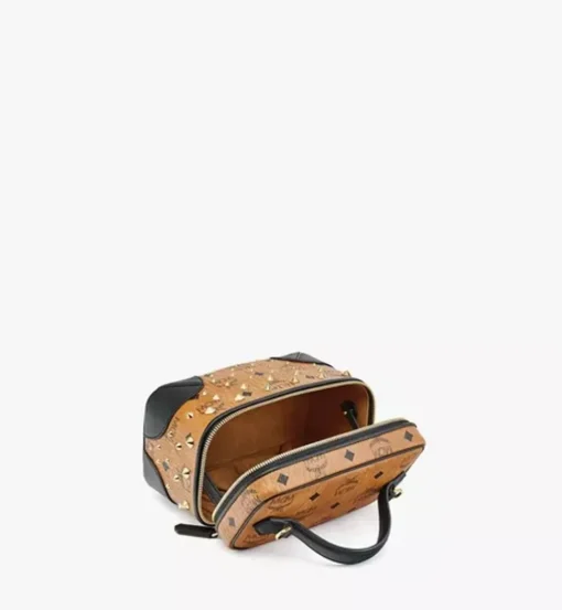 Rockstar Vanity Case In Gold Studded Visetos