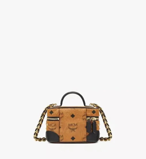 Rockstar Vanity Case In Gold Studded Visetos