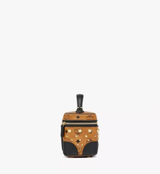 Rockstar Vanity Case In Gold Studded Visetos