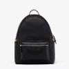 Stark Backpack In Embossed Logo Leather