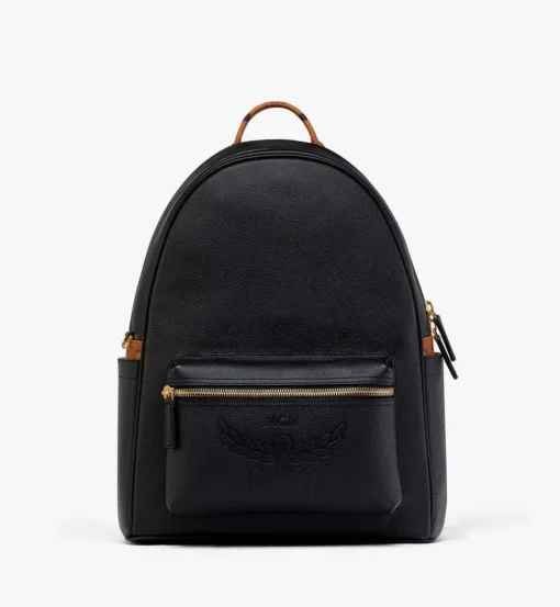 Stark Backpack In Embossed Logo Leather