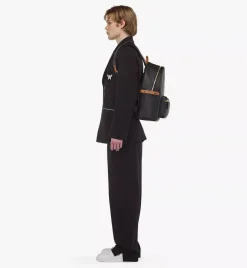 Stark Backpack In Embossed Logo Leather