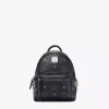 Stark Bebe Boo Side Studs Backpack In Visetos