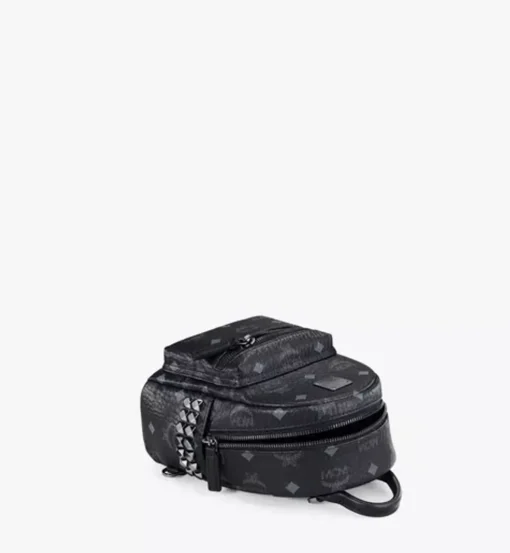 Stark Bebe Boo Side Studs Backpack In Visetos