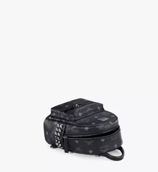 Stark Bebe Boo Side Studs Backpack In Visetos