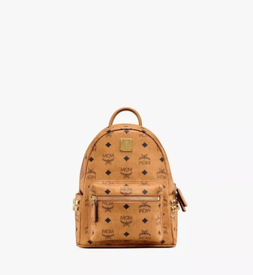 Stark Side Studs Backpack In Visetos