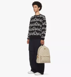 Stark Side Studs Backpack In Visetos