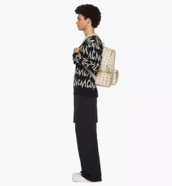 Stark Side Studs Backpack In Visetos