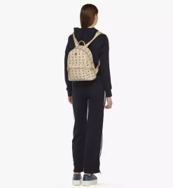 Stark Side Studs Backpack In Visetos