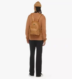 Stark Side Studs Backpack In Visetos