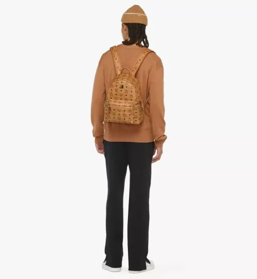 Stark Side Studs Backpack In Visetos