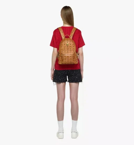 Stark Side Studs Backpack In Visetos