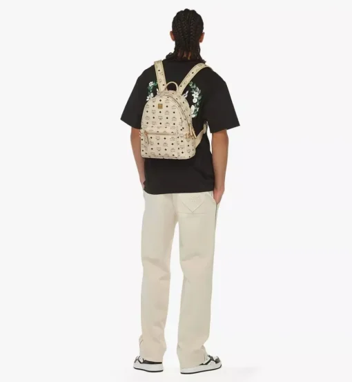 Stark Side Studs Backpack In Visetos