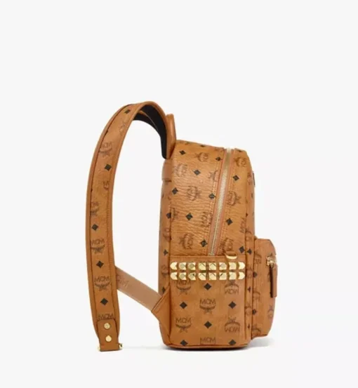 Stark Side Studs Backpack In Visetos