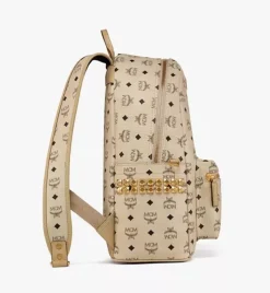 Stark Side Studs Backpack In Visetos