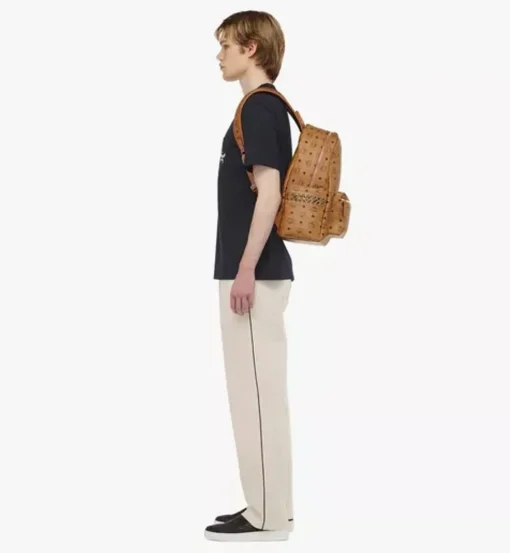 Stark Side Studs Backpack In Visetos