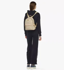 Stark Side Studs Backpack In Visetos