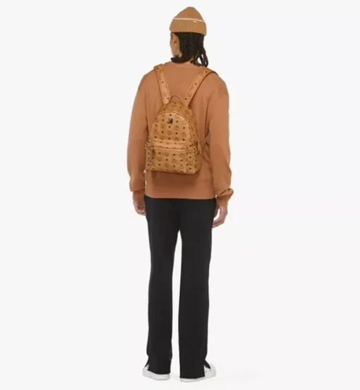Stark Side Studs Backpack In Visetos