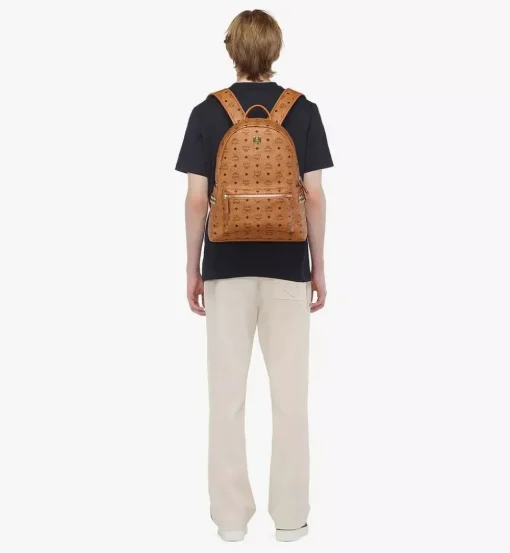 Stark Side Studs Backpack In Visetos